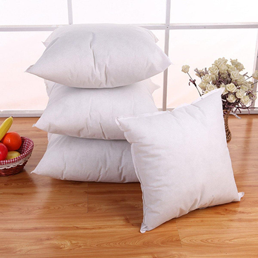 5 Size White Cushion Throw Pillow Sofa Waist Pillowcase Filler Inner PP Cotton - MRSLM
