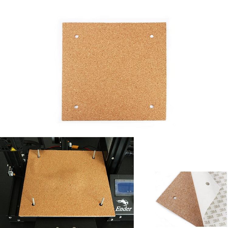 235*235*3mm Heated Bed Hotbed Thermal Heating Pad Insulation Cotton For Ender-3 3D Printer - MRSLM