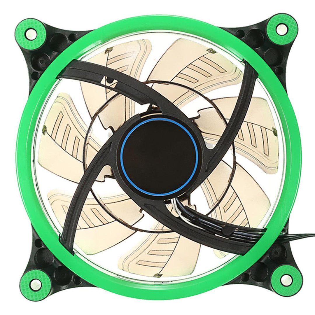 Replacement 118cm 3pin 4pin LED Computer Cooling Fan 1200-1500rpm for Bitcoin Mining PC Case - MRSLM