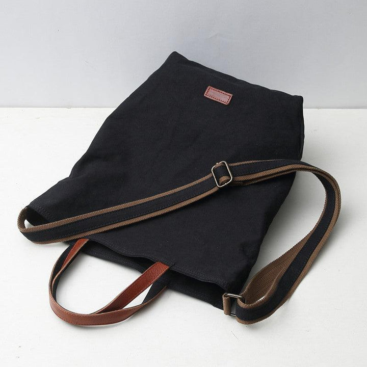 Hand-held Messenger Bag Trendy One-shoulder Women's Canvas Bag - MRSLM