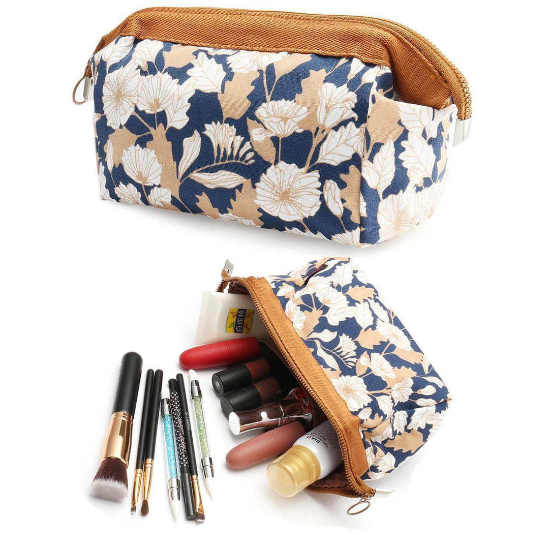 Waterproof Travel Cosmetic Bag Makeup Organizer Storage Pouch Cosmetic Toiletry Case Multifunction - MRSLM
