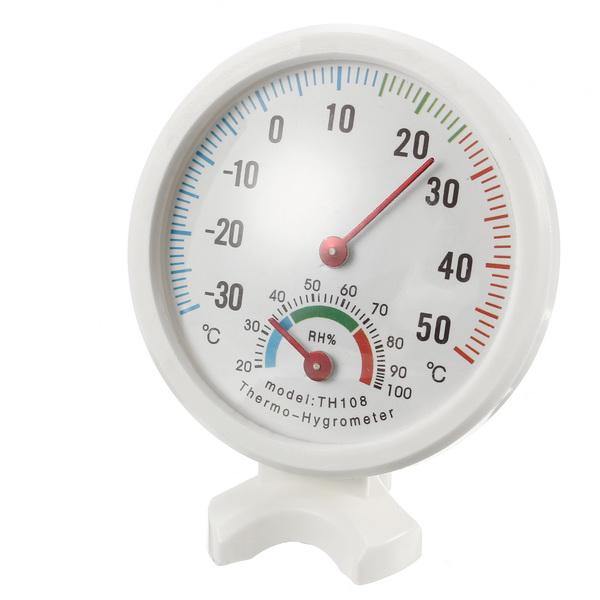 -35-55°C Mini Indoor Analog Temperature Humidity Meter Thermometer Hygrometer - MRSLM