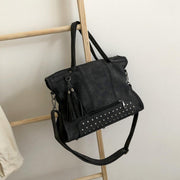 retro large diagonal women's bag, view 3 - MRSLM