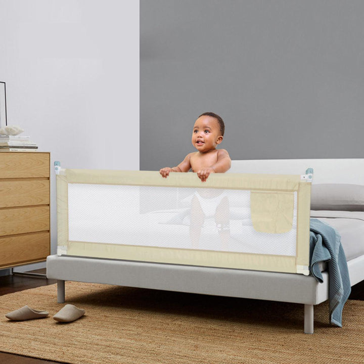 Baby Guard Bed Rail Toddler Safety Adjustable Kids Infant Bed Universal 71"/79" Decorations - MRSLM