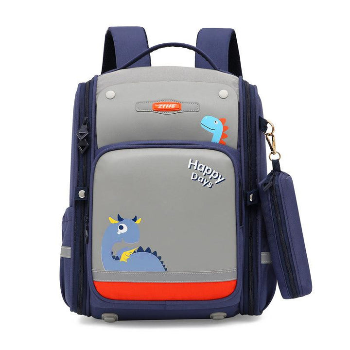 Primary School Cartoon Ultra-light Spine Protection Schoolbag - MRSLM
