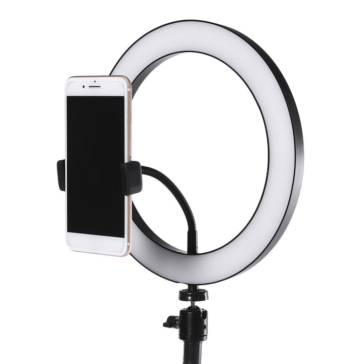 10 Inch LED Dimmable Video Ring Light Tripod Stand with Phone Holder bluetooth Selfie Shutter for Youtube Tik Tok Makeup Live Streaming - MRSLM