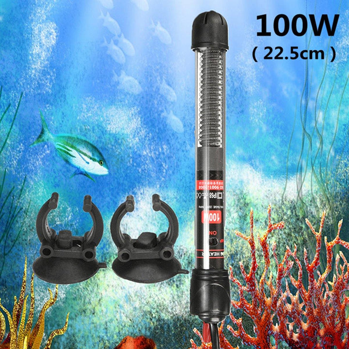 25/50/100/200/300W Aquarium Fish Tank Automatic Water Thermostat Heater with Sucker Cups - MRSLM