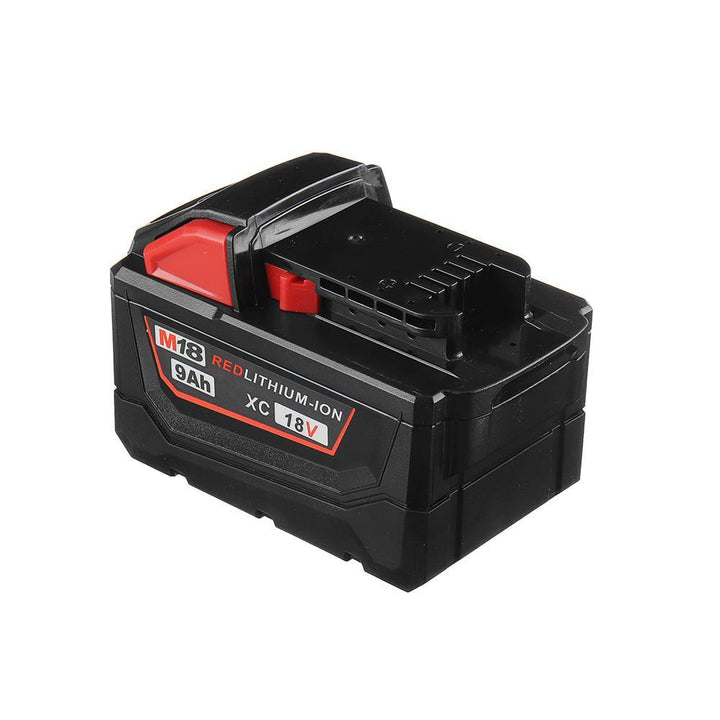 18V Li-Ion Replacement Battery 6000/9000mAh Rechargeable Power Tool Battery For Milwaukee M18 Cordless Power Tools - MRSLM