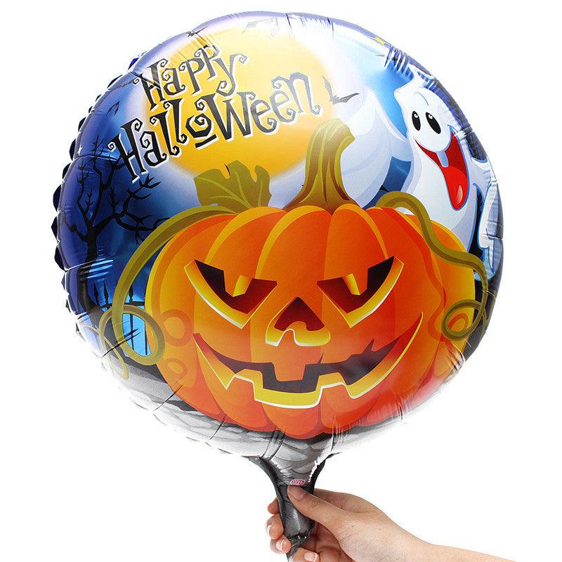 Halloween Pumpkin Head Party Home Decorations Props Foil Balloons - MRSLM
