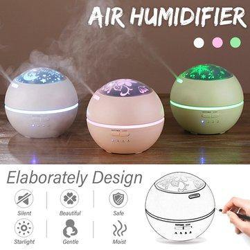 150ml Air Humidifier Colorful LED Light Essential Oil Diffuser Office Home Purification - MRSLM