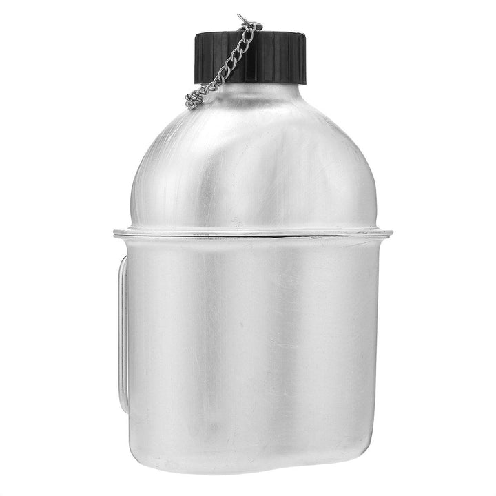 Military Canteen 1QT Stainless Steel Cup Mug Nylon Cover Camping Hiking Cycling Water Bottle - MRSLM