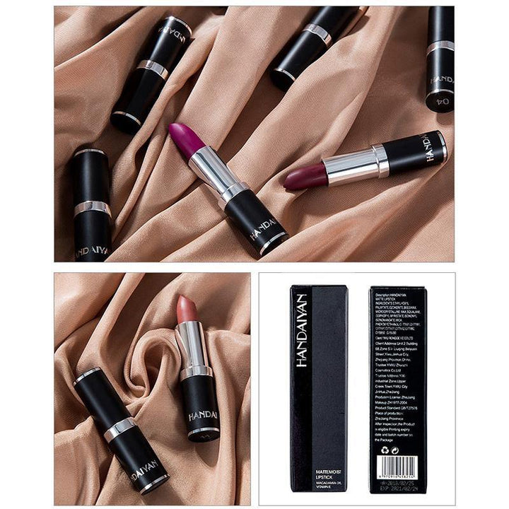 12 Color Velvet Matte Lip Stick Moisturizer Lip Makeup - MRSLM