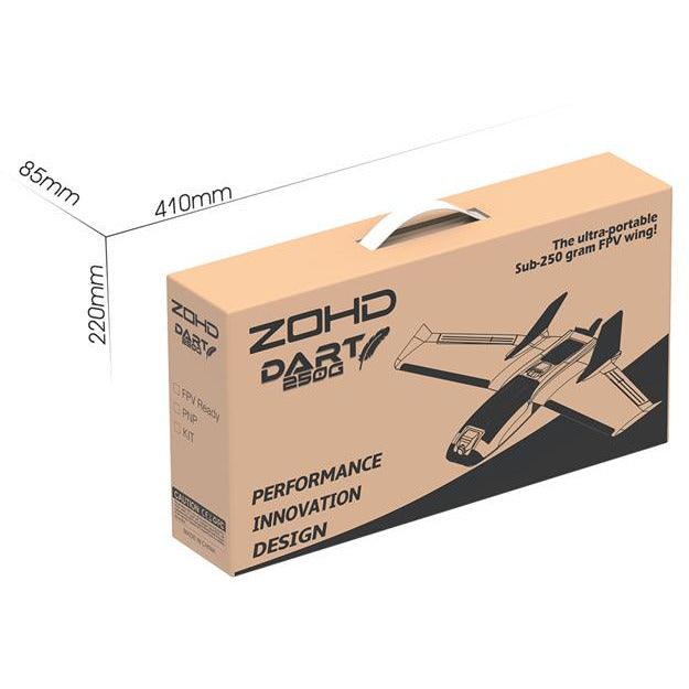 ZOHD Dart250G 570mm Wingspan Sub-250 grams Sweep Forward Wing AIO EPP FPV RC Airplane KIT/PNP W/FPV Ready Version - MRSLM