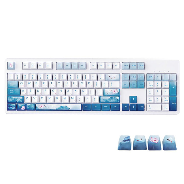 Ajazz Wired Mechanical Keyboard 104 Keys Chinese Style PBT Keycaps Keyboard with Cherry MX Switch - MRSLM