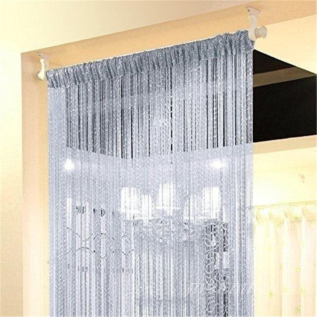 String Door Curtains Bead Window Panel Room Divider Crystal Tassel Fringe Beaded - MRSLM