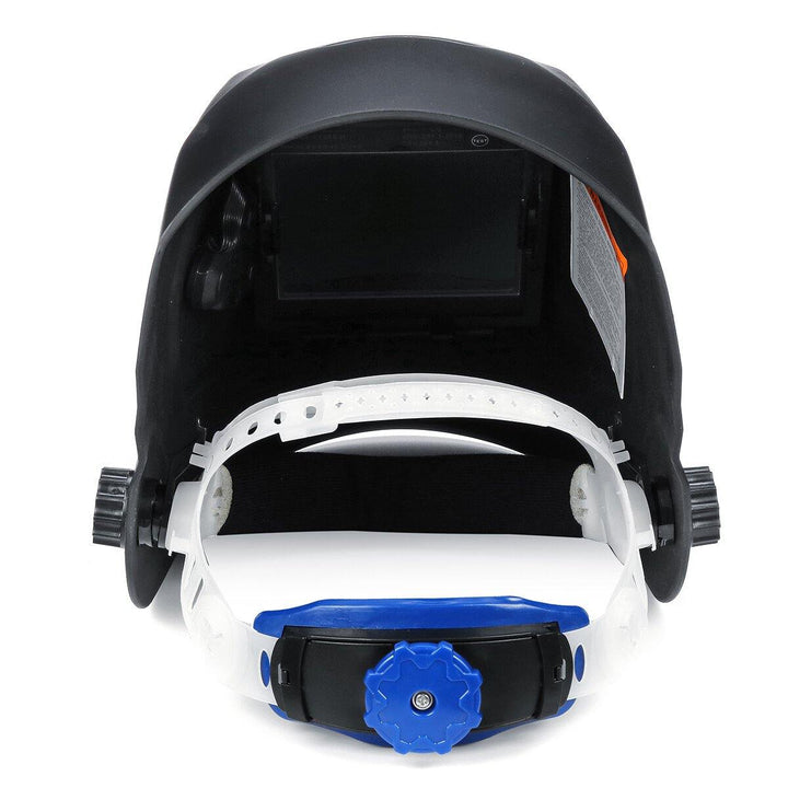 Solar Energy Automatic Dimming Welding Mask Auto Darkening Welding Helmet Big View Area 4 Sensors External Adjustment Arc Tig Mig DIN5-DIN13 - MRSLM