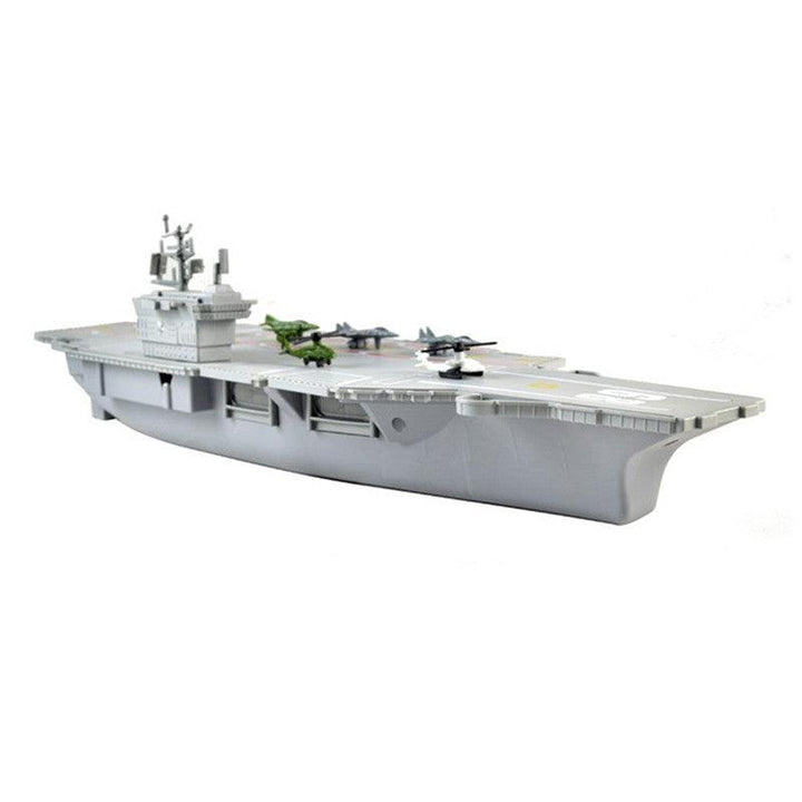Simulation Aircraft Carrier Static Model With Six Airplane For Kids Children Christmas Gift Toys - MRSLM