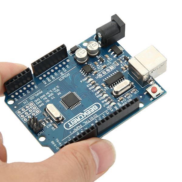 3Pcs UNO R3 ATmega328P Development Board No Cable Geekcreit for Arduino - products that work with official Arduino boards - MRSLM