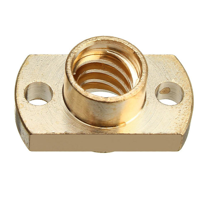 4Pcs Brass T8 Lead Screw Nut Pitch 2mm for Stepper Motor 3D Printer Part - MRSLM