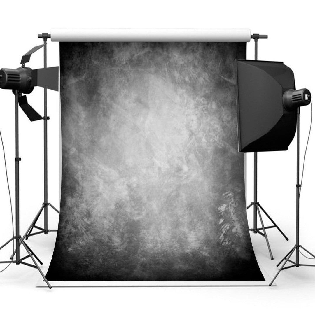 5x7FT Bright black Vintage Wall Photography Backdrop Studio Prop Background - MRSLM