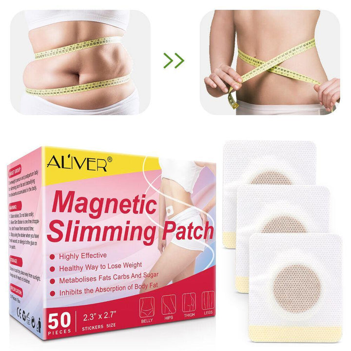 50Pcs The Lazy Man Quietly Sticking Belly And Firming Belly Stick - MRSLM