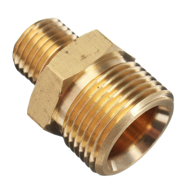 M22 Male to 1/4" Male Adapter Brass Pressure Washer Hose Quick Connect Coupling Fitting for Karcher - MRSLM