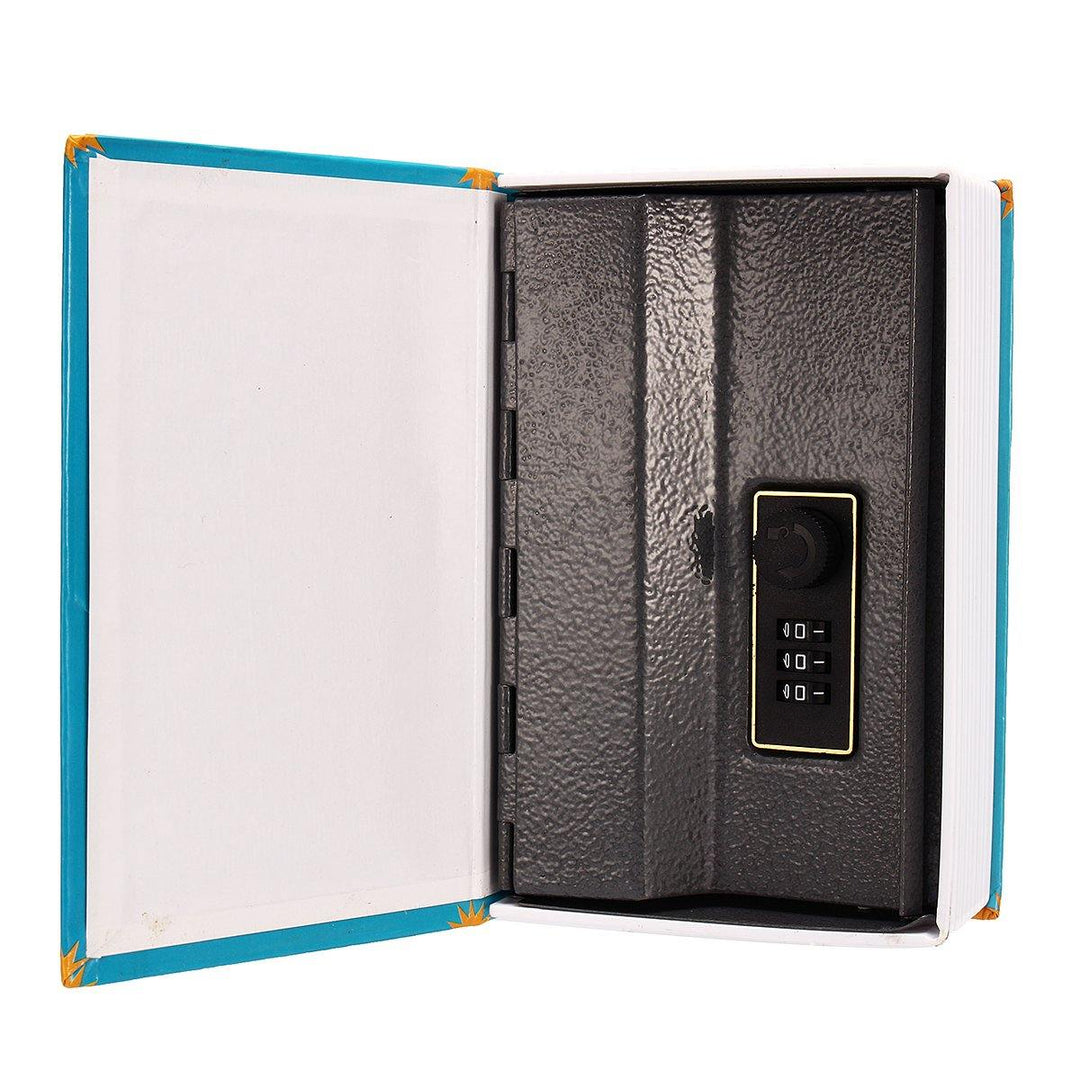 Security Box Dictionary Book Safe Cash Key Storage Combination Lock Secret Case Hidden Home Craft - MRSLM