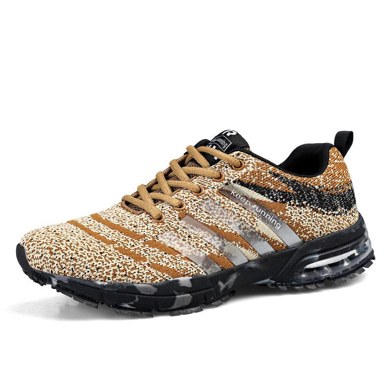 Flying Woven Mesh Running Shoes Men's Size 47 Plus Size Casual Sports Shoes - MRSLM