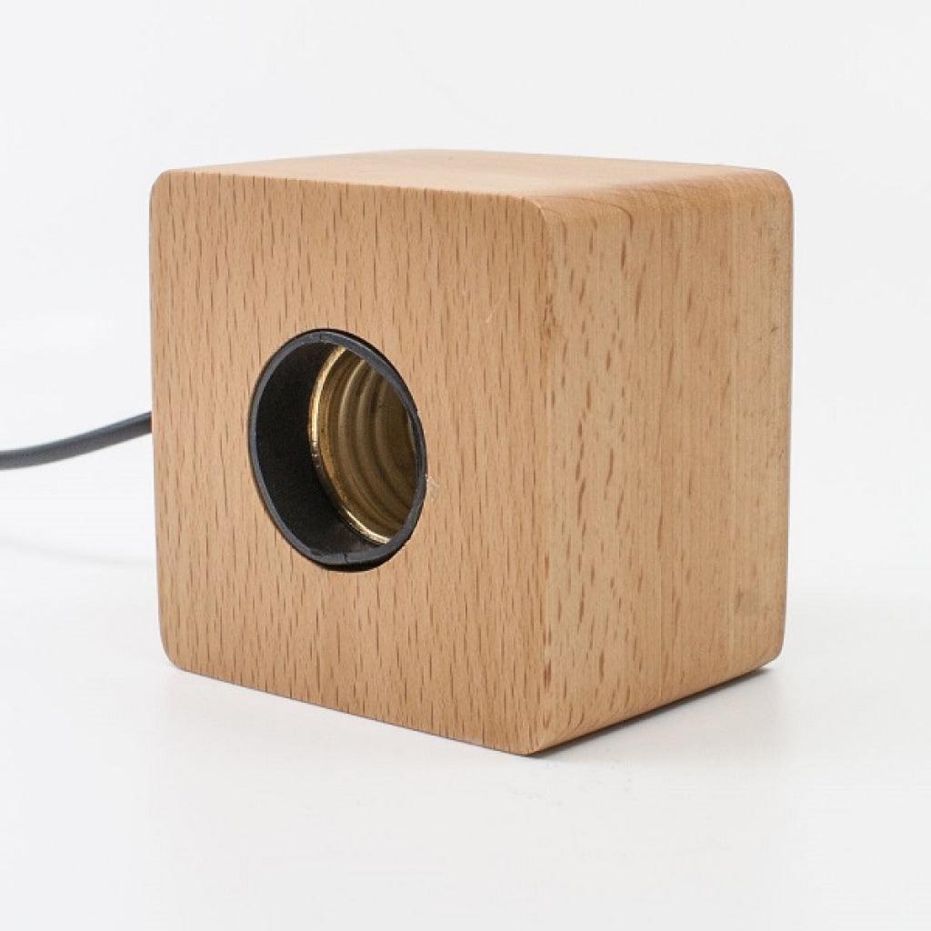 Cube Wood Light Base - MRSLM
