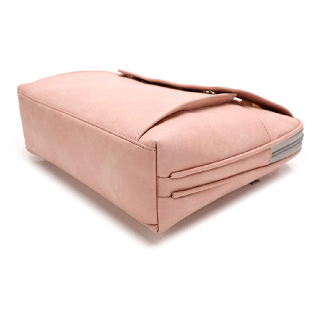 Ladies Laptop Leather Bag Briefcase Womens Work Bag Large Office Handbag - MRSLM