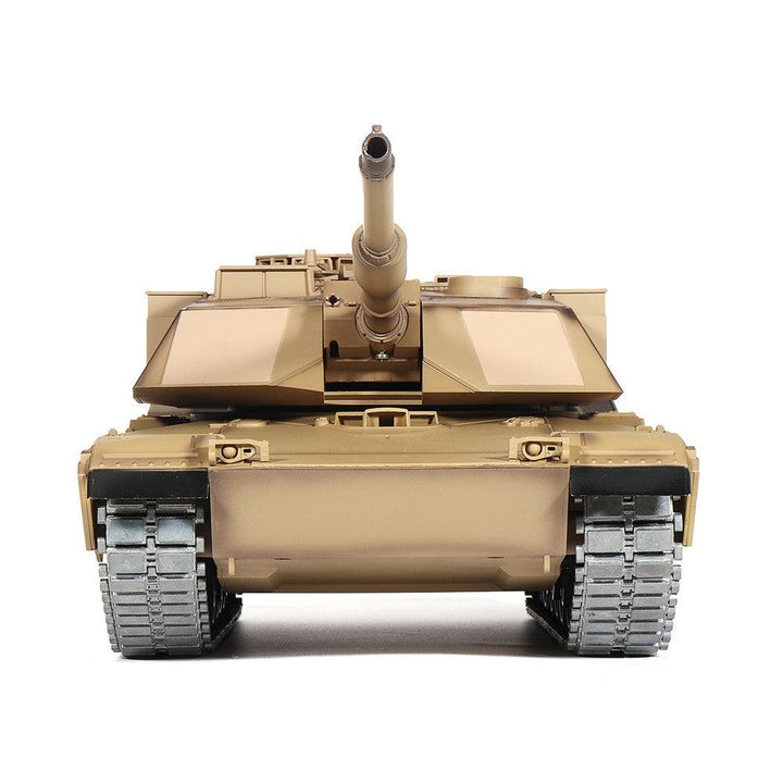 Heng Long 6.0 Version 3918-1 1/16 2.4G M1A2 Rc Car Battle Tank Metal Track with Sound Smoke Toy - MRSLM