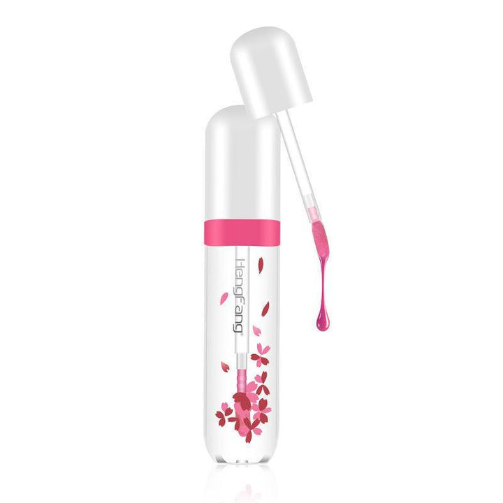 Cherry Blossom Red Temperature Changing Color Moisturizing Lip Gloss - MRSLM