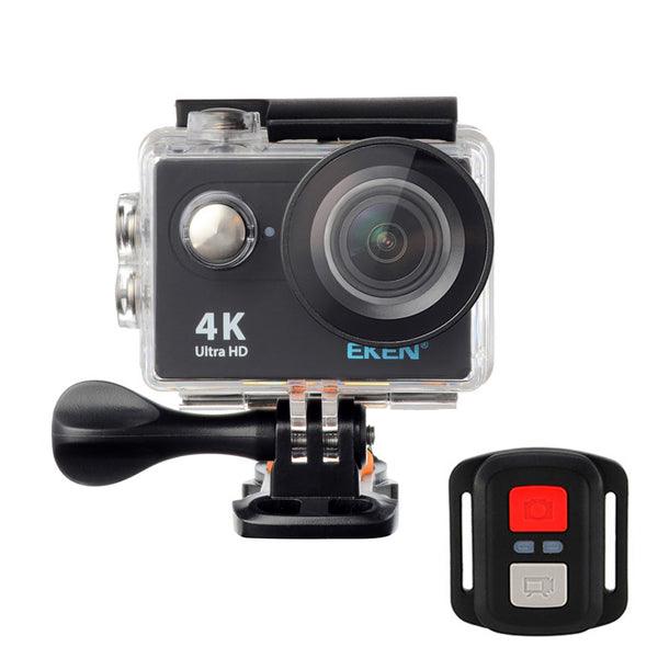 EKEN H9R Sport Camera Action Waterproof 4K Ultra HD 2.4G Remote WiFi Without live Streaming Function (Black) - MRSLM