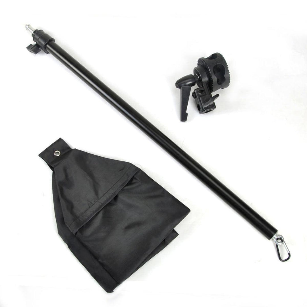 Photography Crossbar Arm Light Stand Sandbag Kit For Studio Photo 75CM-135CM - MRSLM