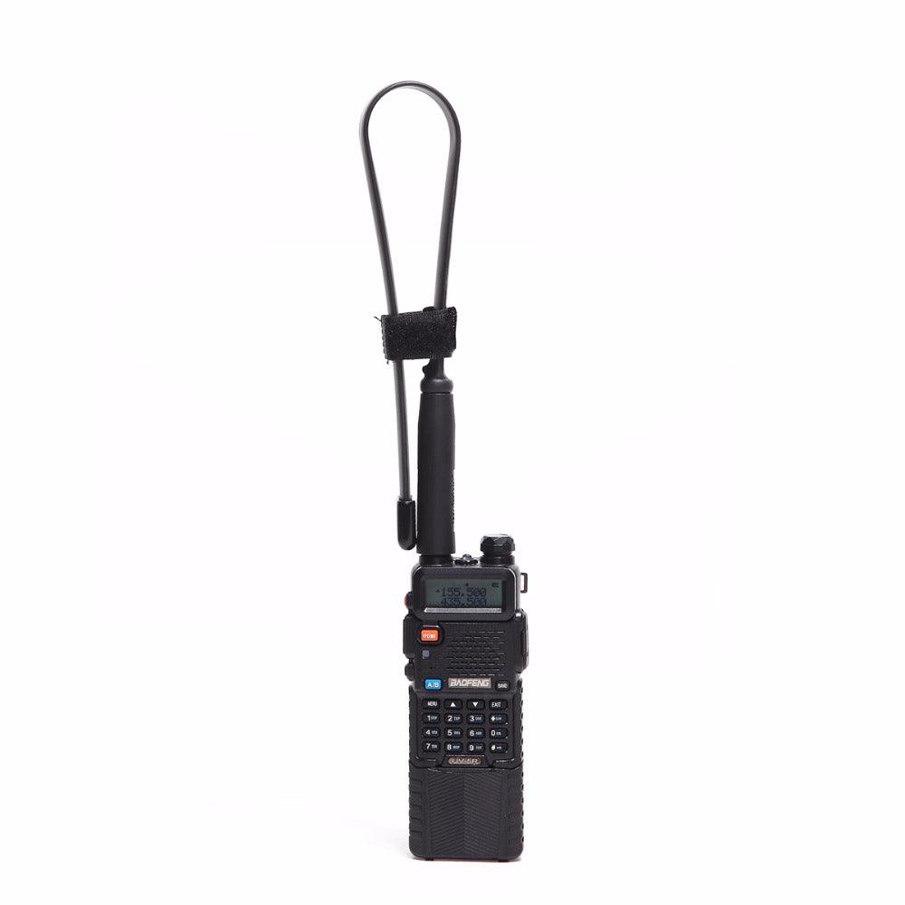 124cm CS Tactical Antenna SMA-F SMA Dual Band VHF UHF 144/430Mhz Foldable For Walkie Talkie Baofeng UV-5R UV-82 UV5R Pofung UV82 - MRSLM