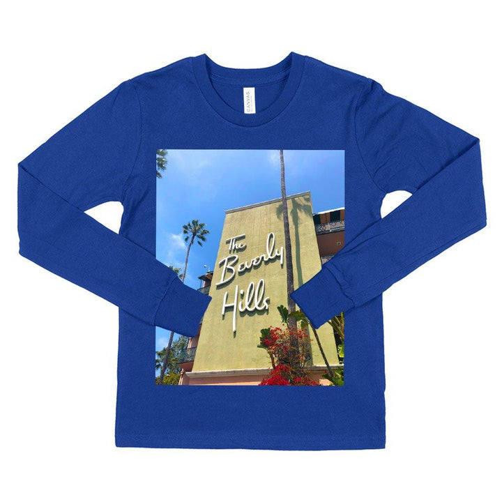 Kids' Beverly Hills Long Sleeve T-Shirt - 90210 T-Shirt - MRSLM