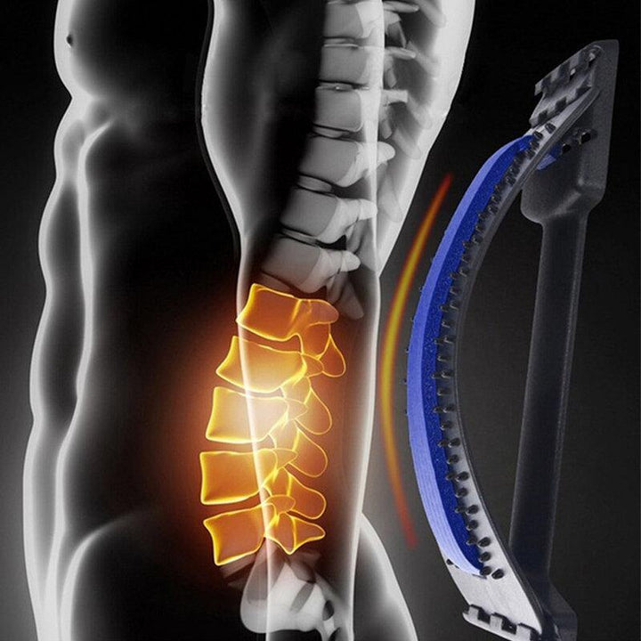 Magic Back Stretcher Spine Corrector Tensioner Orthosis Lumbar Pain Acupuncture Back Massager - MRSLM