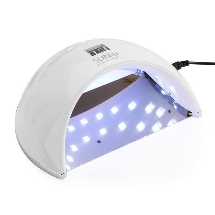 48W SUN6 LED UV Nail Lamp Light Gel Polish Cure Nail Dryer UV Lamp US/EU Plug - MRSLM