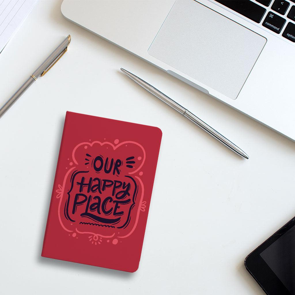 Our Happy Place Journal - Themed Notebook - Cool Design Journal - MRSLM
