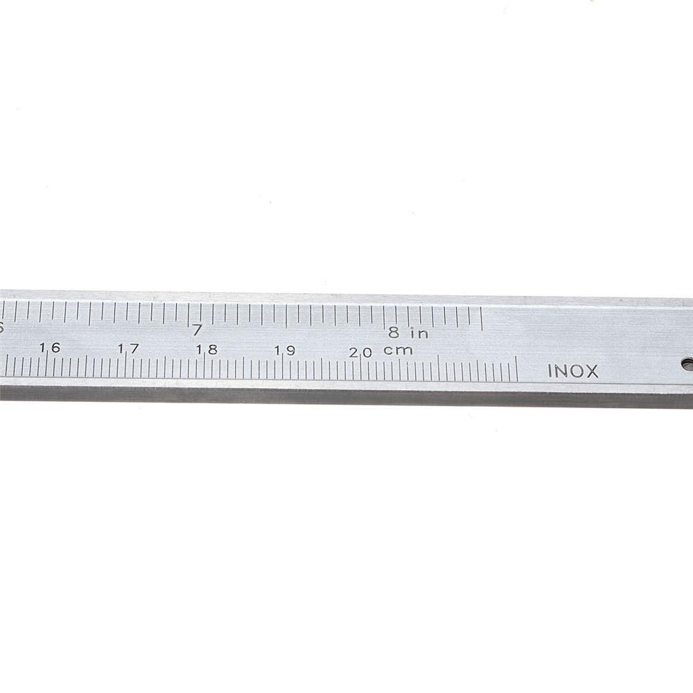0-200mm Measure Scale Ruler 0.05mm Accurate Parallel Line Digital Vernier Caliper W/Case Woodworking - MRSLM