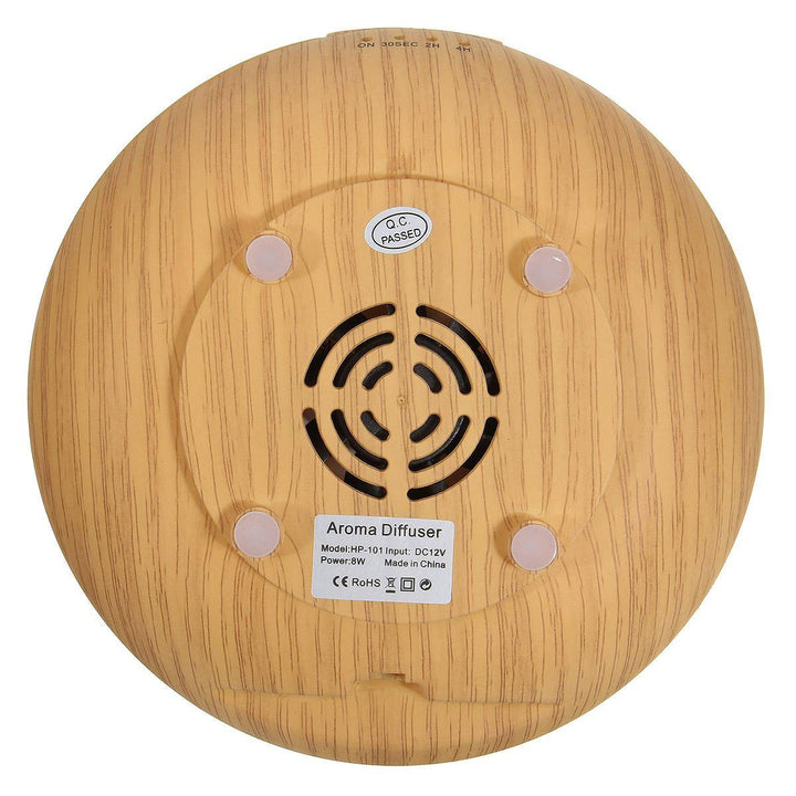 Ultrasonic Color-changing Wood Grain LED Aroma Diffuser Humidifier Aromatherapy Spa Essential Oil - MRSLM