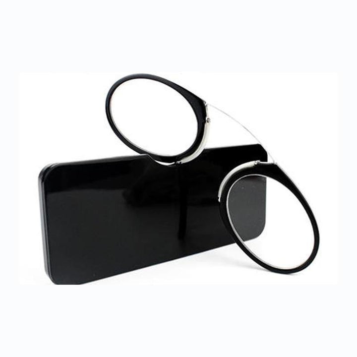Nose Resting Portable Pocket Wallet Presbyopic Hypermetropic Reading Glasses - MRSLM