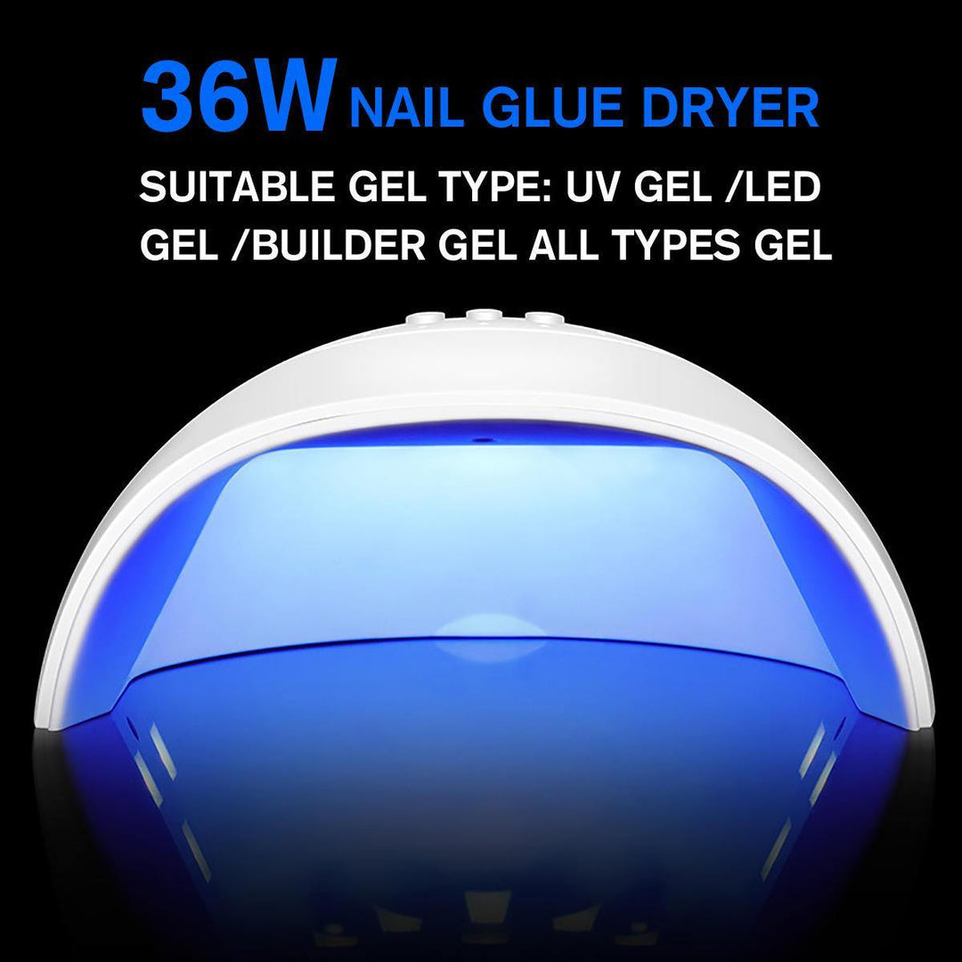 Nail Dryer Light UV LED Gel Smart Painless Timing Induction Quick-Drying Lamp UV Lamp - MRSLM