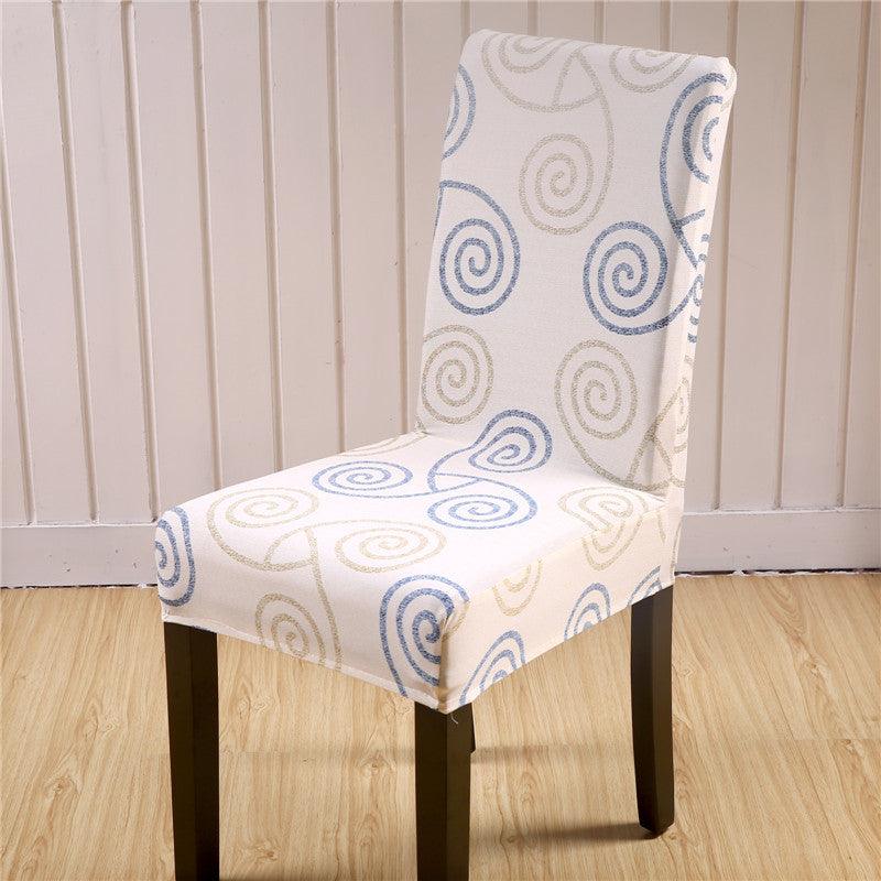 Honana WX-915 Elegant Flower Landscape Elastic Stretch Chair Seat Cover Dining Room Home Wedding Decor - MRSLM