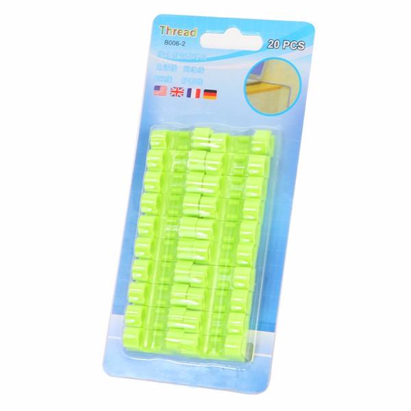 20pcs Stick on Table Wall Stick Clip Wire Management Wire Tidy Wire Cable Organizer Clip - MRSLM