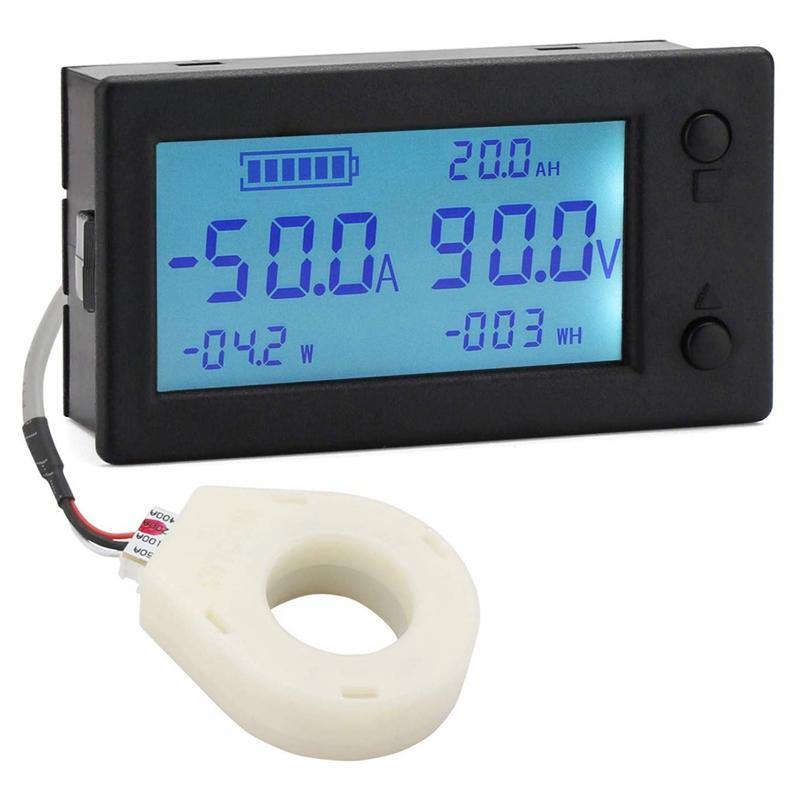 STN LCD Display Digital Multimeter Voltage Ampere Power Energy Ammeter Voltmeter Battery Volt Amp Meter AH Monitor Panel - MRSLM
