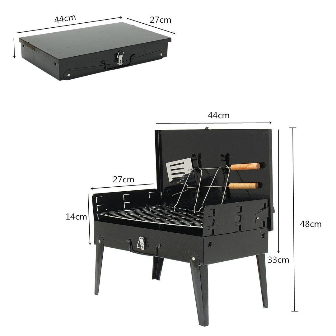 Portable Charcoal Grill 18" Steel Outdoor BBQ Cooker Tabletop Tailgate - MRSLM