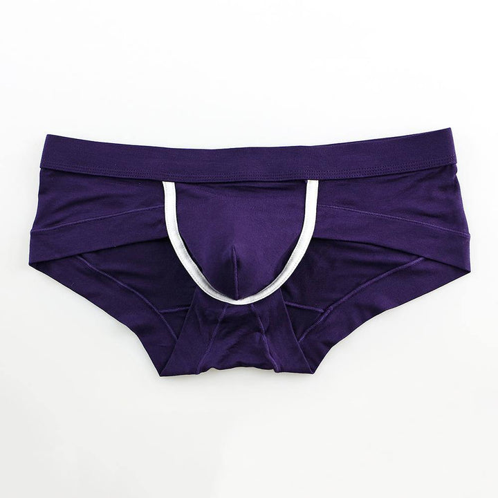 Mens Low Waist U Convex Pouch Comfy Underwear Briefs - MRSLM