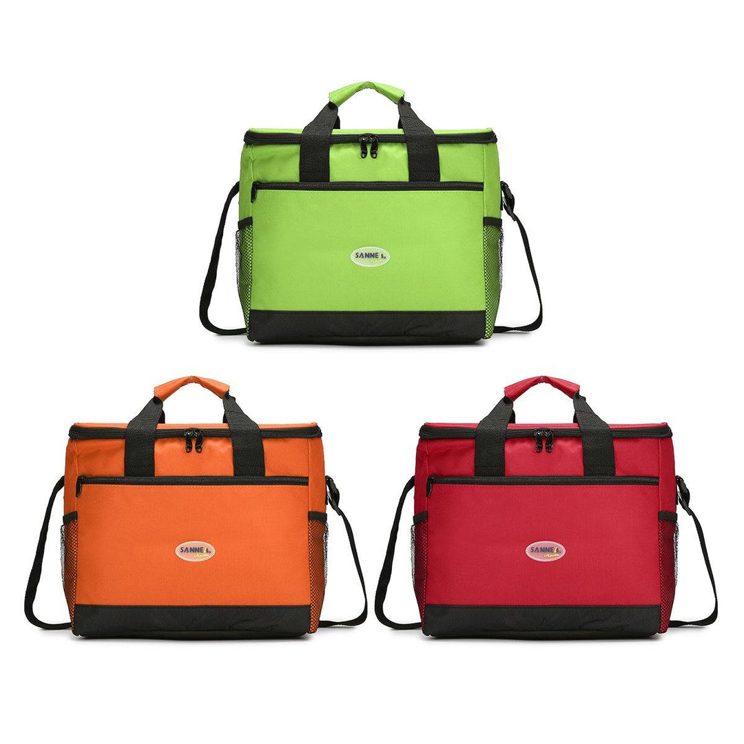 Insulated Cooler Handbag Waterproof Outdoor Picnic Lunch Bag Storage Carry Case - MRSLM