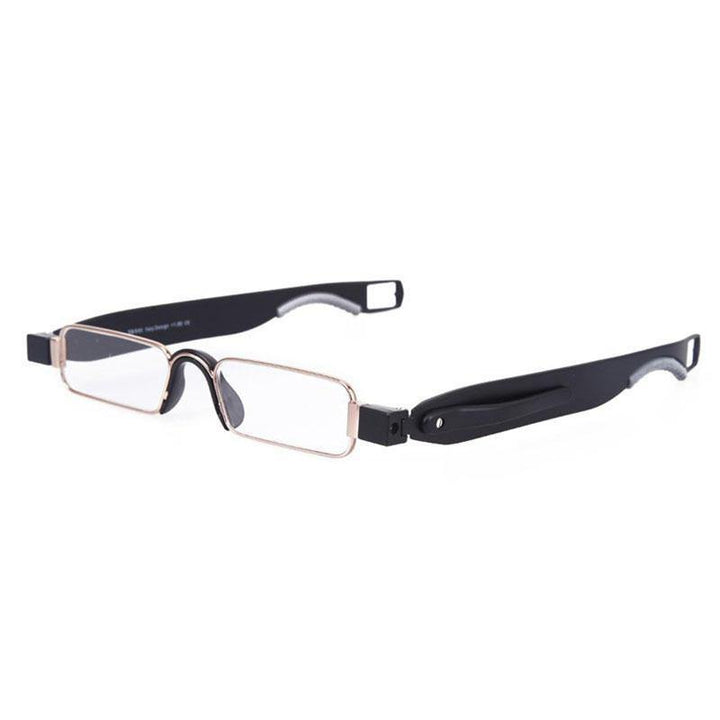 Durable TR90 360 Degree Rotating Reading Glasses Lightweight Silicone Damping Non Slip - MRSLM